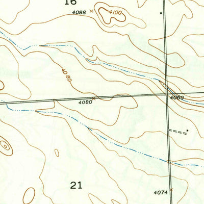 United States Geological Survey Box Butte SW, NE (1949, 24000-Scale) digital map