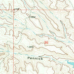 United States Geological Survey Box Canyon Coulee, MT (1968, 24000-Scale) digital map