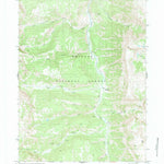 United States Geological Survey Box Canyon Creek, WY (1980, 24000-Scale) digital map