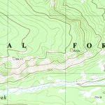 United States Geological Survey Box Canyon Creek, WY (1980, 24000-Scale) digital map