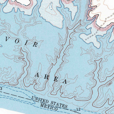United States Geological Survey Box Canyon, TX (1972, 24000-Scale) digital map