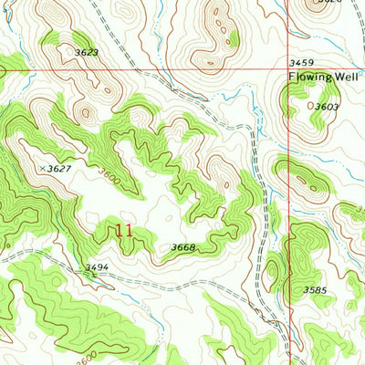 United States Geological Survey Box Elder Creek, MT (1973, 24000-Scale) digital map