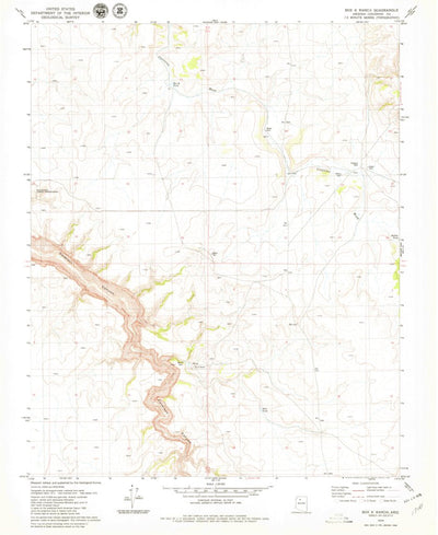 United States Geological Survey Box K Ranch, AZ (1979, 24000-Scale) digital map