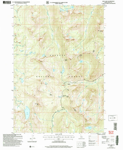 United States Geological Survey Box Lake, ID (2004, 24000-Scale) digital map
