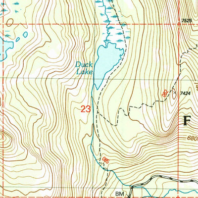 United States Geological Survey Box Lake, ID (2004, 24000-Scale) digital map