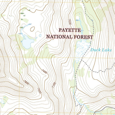 United States Geological Survey Box Lake, ID (2020, 24000-Scale) digital map