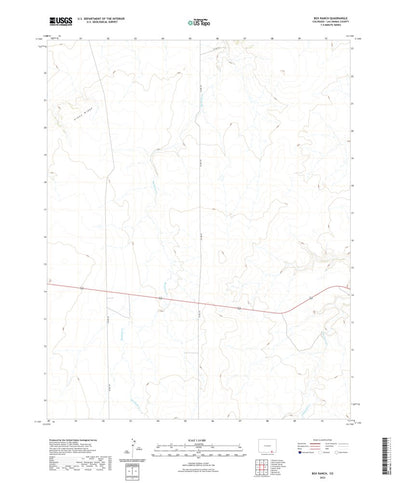 United States Geological Survey Box Ranch, CO (2022, 24000-Scale) digital map