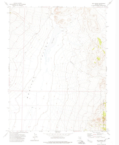 United States Geological Survey Box Spring, NV (1971, 24000-Scale) digital map