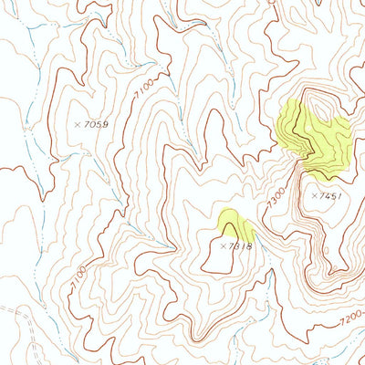 United States Geological Survey Box Spring, NV (1971, 24000-Scale) digital map