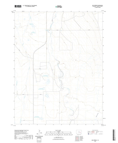United States Geological Survey Box Springs, CO (2022, 24000-Scale) digital map