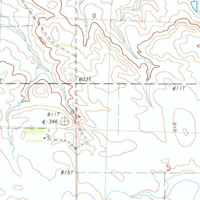 United States Geological Survey Boxcar Buttes, SD (1983, 24000-Scale) digital map