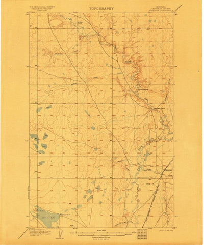 United States Geological Survey Boxelder, MT (1906, 62500-Scale) digital map