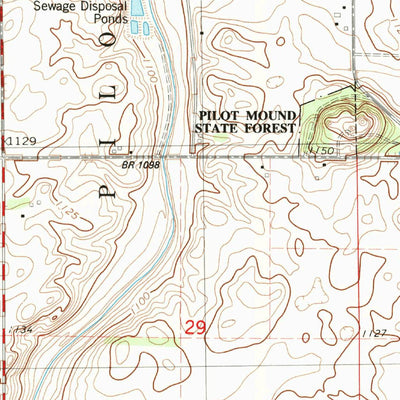 United States Geological Survey Boxholm, IA (1982, 24000-Scale) digital map