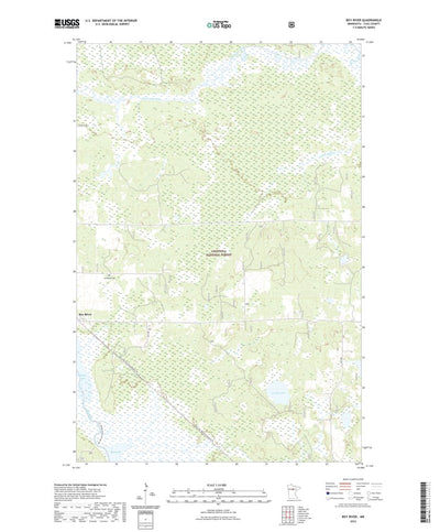 United States Geological Survey Boy River, MN (2022, 24000-Scale) digital map