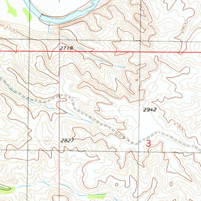 United States Geological Survey Boyce Creek West, ND (1980, 24000-Scale) digital map