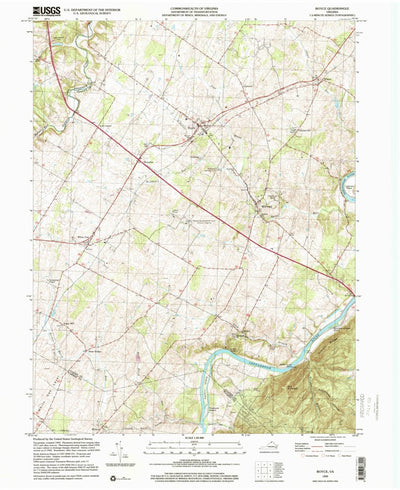 United States Geological Survey Boyce, VA (1999, 24000-Scale) digital map