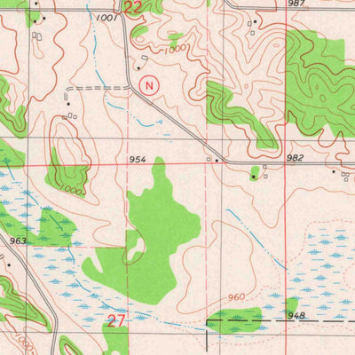 United States Geological Survey Boyceville, WI (1975, 24000-Scale) digital map