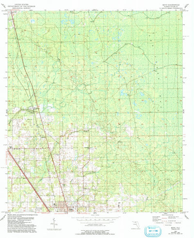 United States Geological Survey Boyd, FL (1954, 24000-Scale) digital map