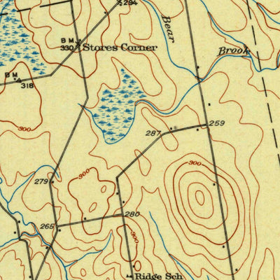 United States Geological Survey Boyd Lake, ME (1933, 62500-Scale) digital map