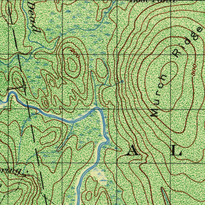 United States Geological Survey Boyd Lake, ME (1951, 50000-Scale) digital map