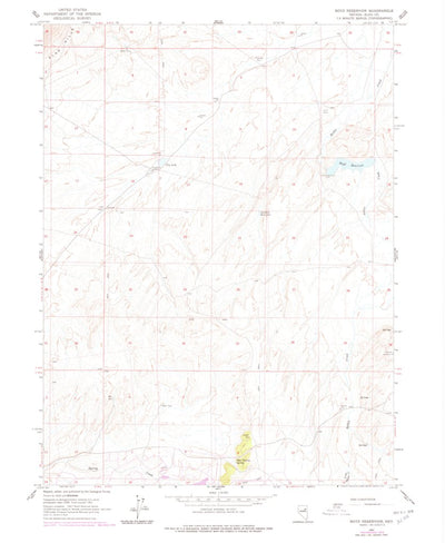 United States Geological Survey Boyd Reservoir, NV (1962, 24000-Scale) digital map