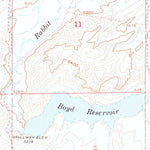 United States Geological Survey Boyd Reservoir, NV (1962, 24000-Scale) digital map