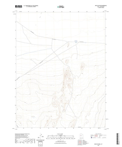 United States Geological Survey Boyd Station, UT (2023, 24000-Scale) digital map