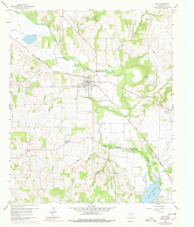 United States Geological Survey Boyd, TX (1960, 24000-Scale) digital map