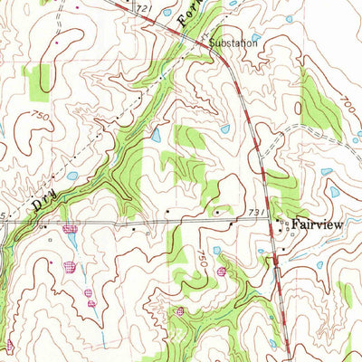 United States Geological Survey Boyd, TX (1960, 24000-Scale) digital map