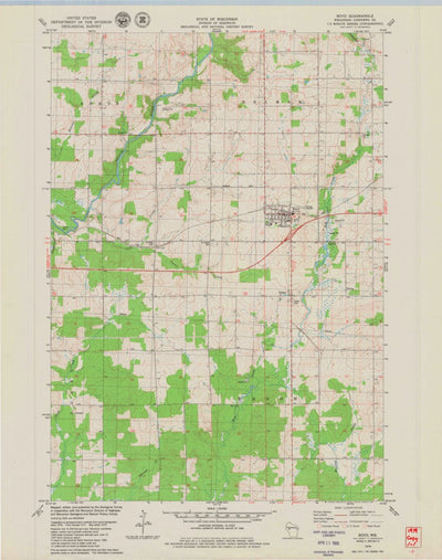 United States Geological Survey Boyd, WI (1979, 24000-Scale) digital map