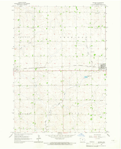 United States Geological Survey Boyden, IA (1964, 24000-Scale) digital map