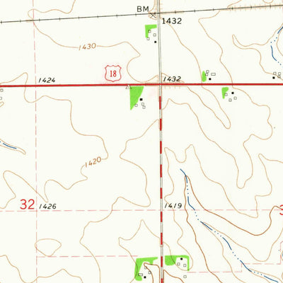 United States Geological Survey Boyden, IA (1964, 24000-Scale) digital map