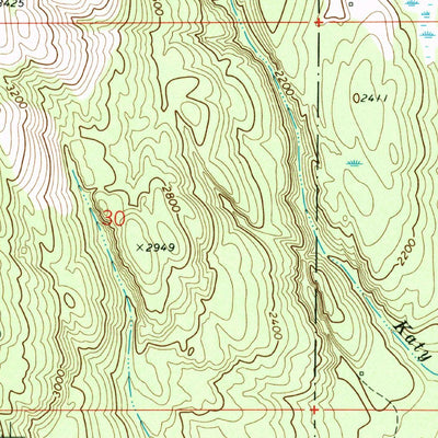 United States Geological Survey Boyds, WA (1969, 24000-Scale) digital map