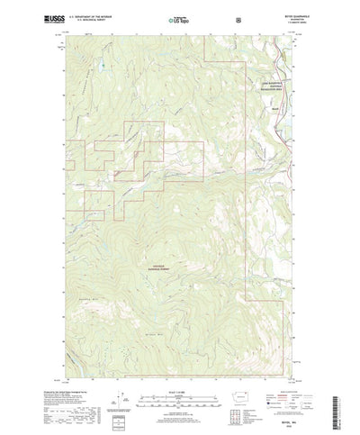 United States Geological Survey Boyds, WA (2020, 24000-Scale) digital map