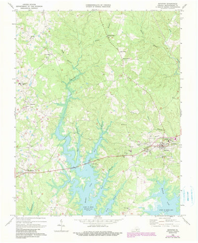 United States Geological Survey Boydton, VA (1968, 24000-Scale) digital map
