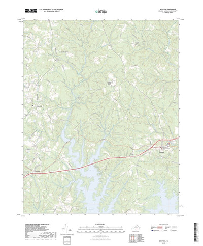 United States Geological Survey Boydton, VA (2022, 24000-Scale) digital map