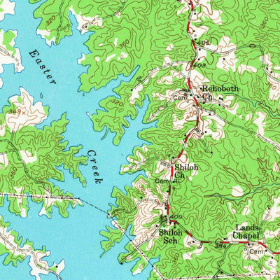United States Geological Survey Boydton, VA-NC (1955, 62500-Scale) digital map