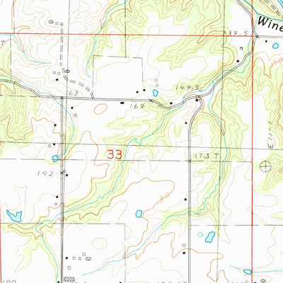 United States Geological Survey Boyer Creek, IL (1983, 24000-Scale) digital map