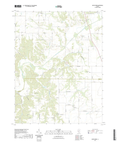 United States Geological Survey Boyer Creek, IL (2021, 24000-Scale) digital map