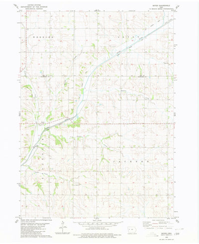 United States Geological Survey Boyer, IA (1980, 24000-Scale) digital map