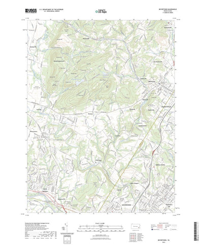 United States Geological Survey Boyertown, PA (2023, 24000-Scale) digital map
