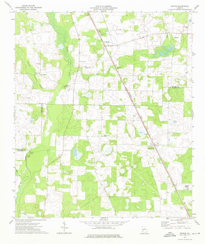 United States Geological Survey Boykin, GA (1974, 24000-Scale) digital map