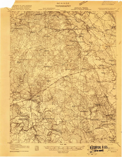 United States Geological Survey Boykins, VA-NC (1919, 48000-Scale) digital map