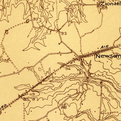United States Geological Survey Boykins, VA-NC (1919, 48000-Scale) digital map