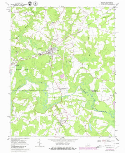 United States Geological Survey Boykins, VA-NC (1966, 24000-Scale) digital map
