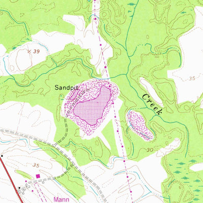 United States Geological Survey Boykins, VA-NC (1966, 24000-Scale) digital map