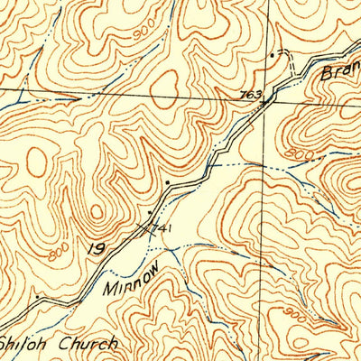 United States Geological Survey Boylers Mill, MO (1935, 24000-Scale) digital map