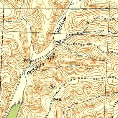 United States Geological Survey Boylers Mill, MO (1935, 24000-Scale) digital map