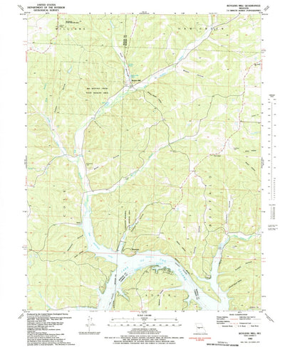 United States Geological Survey Boylers Mill, MO (1983, 24000-Scale) digital map