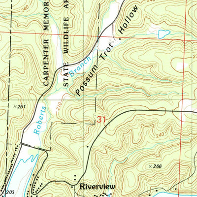 United States Geological Survey Boylers Mill, MO (1983, 24000-Scale) digital map